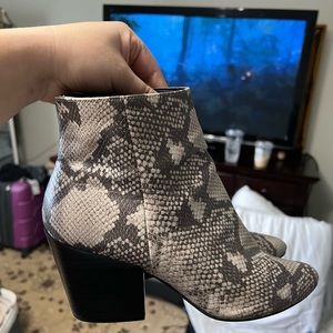Dolce Vita snake skin boots